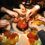 sharing food sharing food