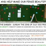 Art in the Common Growth Community Garden - 22 July 2012 at Common Growth Art in the Common Growth Community Garden - 22 July 2012 at Common Growth